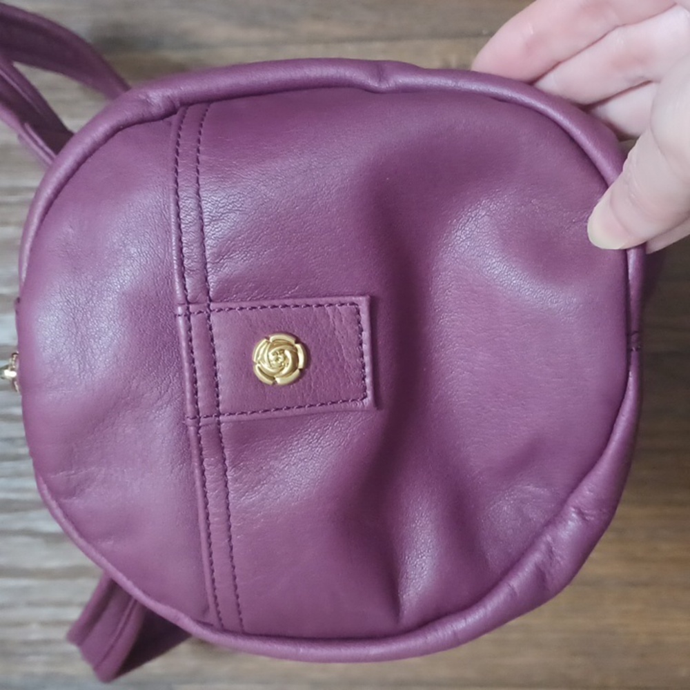 Beautiful Rough Rose's leather top handle bag - Picture 5 of 8
